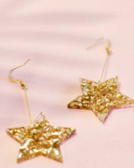 Gold Star Earrings